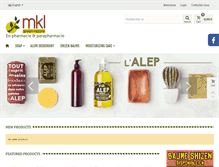 Tablet Screenshot of mklgreennature.com